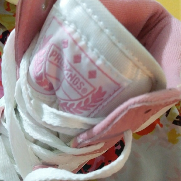 Cute Pink White Shoes - Picture 3 of 4